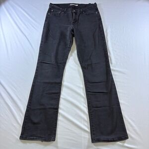 Levis 415 Classic Bootcut Jeans Womens 26 Black Denim Mid Rise Pants